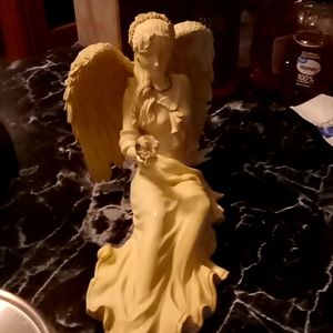 Angel with crystal ball